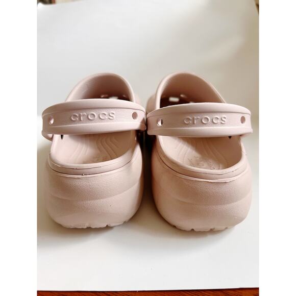Crocs Women's Classic Platform Clog Light Pink Size W9 - Picture 9 of 15